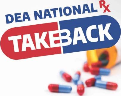 dea national drug take back graphic, prescription medication