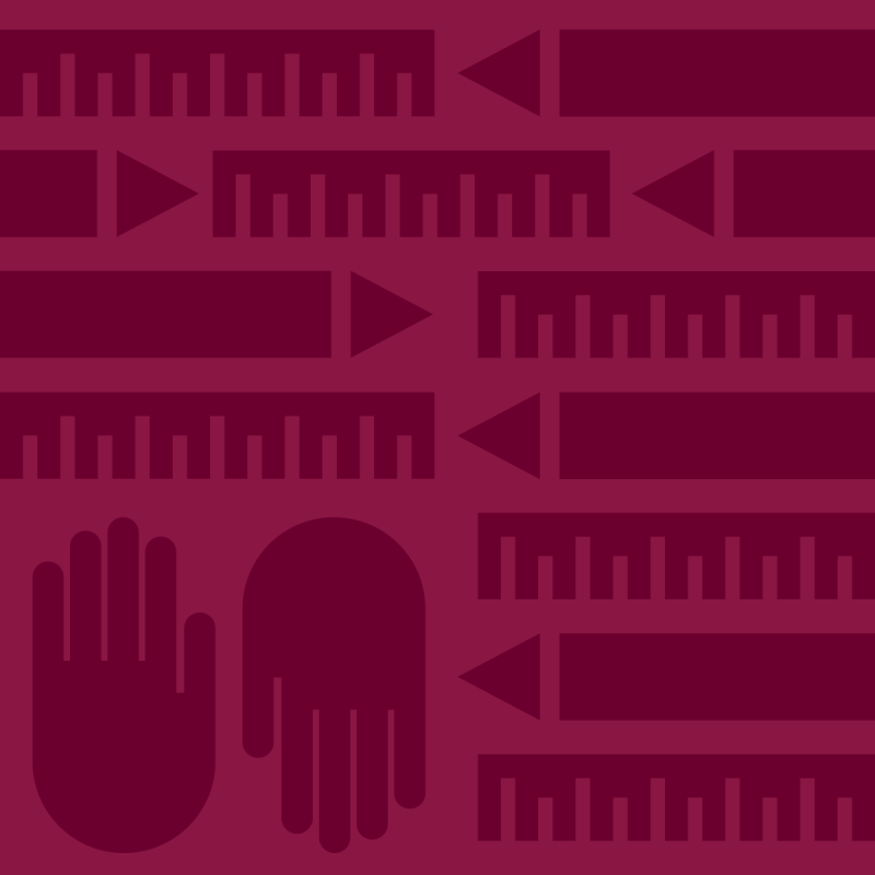 youth pattern, maroon background and geometric shapes